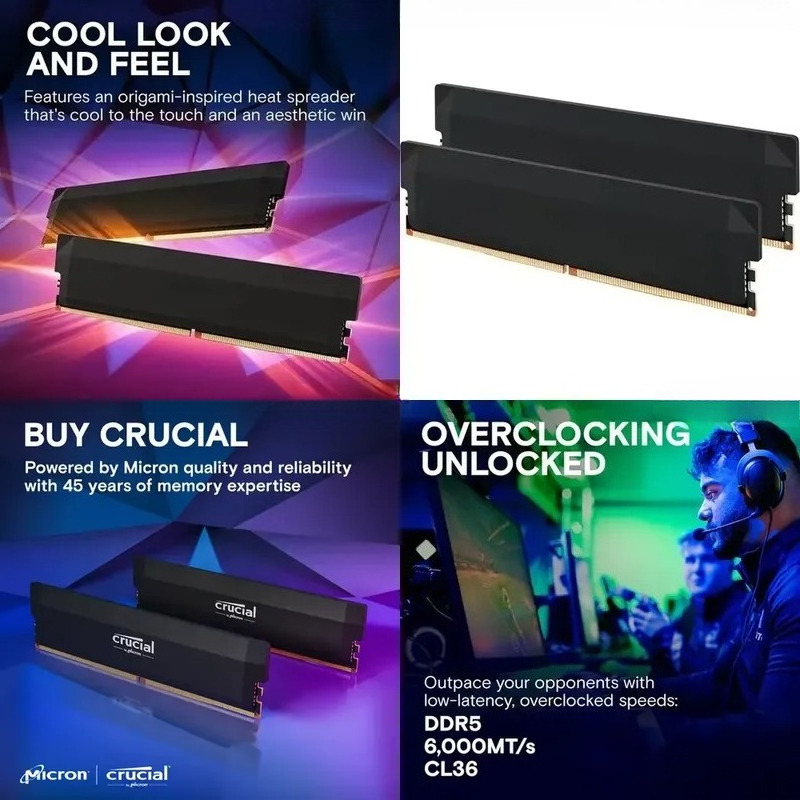 Kit de mémoire gaming AMD EXPO - Ddr5 6000Mhz avis et prix